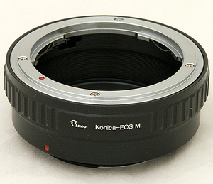 コニカ Konica ARマウントレンズ → キヤノン Canon EOS M/EF-Mマウントアダプター Kiss M2 M5 M6 M100 M200