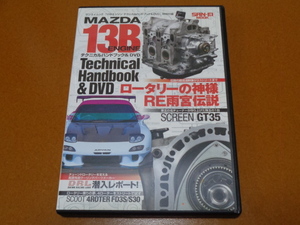 RX-7、13B、ロータリー、FD、RE雨宮 伝説、4ローター、SCOOT 4ROTER FD3S/S30、クーリングパーツ DRL、SCREEN GT35。検 FC、マツダ、13BT