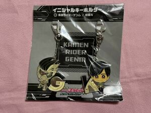 仮面ライダーエグゼイド イニシャルキーホルダー 仮面ライダーゲンム 檀黎斗 未開封 難あり 岩永徹也