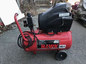 ane -stroke Iwata PUMA HAWK24 air compressor 24L 2 horse power present condition TP926