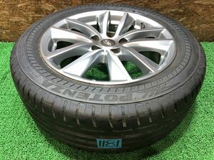 日産純正 17inch 7.5j+45 × BRIDGESTONE 225/55RF17 PCD114.3 5穴 ニッサン インフィニティ V37 スカイライン