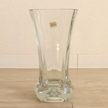 ★美品★フランス製ビンテージ Luminarc リュミナルク ガラスベース 花瓶 803_画像1