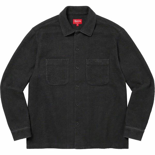 【 Black XL 】 Supreme Brushed Flannel Twill Shirt シャツ