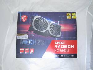 Radeon RX 6600 MECH 2X 8G msi グラフィックボード グラフィックカード GPU パソコン用品 [iqg