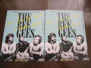 映画　栄光の軌跡　THE BEE GEES　ビージーズ　フライヤー　チラシ　同種　2枚セット　ステイン・アライヴ　愛はきらめきの中に　　