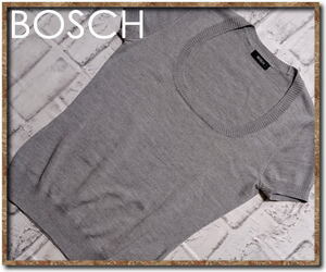 *BOSCH Bosch wool short sleeves knitted gray *