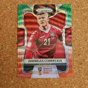 2018 panini prizm world cup soccer Andreas Cornelius パニーニプリズムサッカー アンドレアス・コルネリウス デンマーク