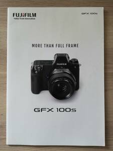  Fuji film GFX100S digital medium size catalog new goods unused 