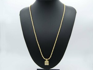 #[YS-1]# Nina Ricci Nina Ricci # dice necklace rhinestone # GP gold group total length approximately 62.5cm [ including in a package possibility commodity ]#C