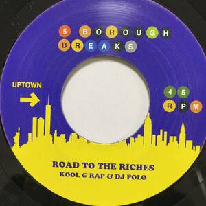 KOOL G RAP & DJ POLO BILLY JOEL ROAD TO THE RICHES STILETTO 7inch 7インチ 45 hip hop rap muro koco