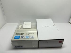 [Sim lock released .] new goods Softbank( Y!mobile )Simply 603SI strut cellular phone W-CDMA(3G)/FDD-LTE(4G) red & charger set 