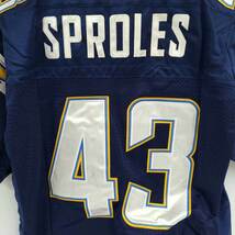 【中古】リーボック ロサンゼルス・チャージャーズ Chargers ユニフォーム #43 Darren Sproles ダレン スプロールズ 48 NFL メンズ Reebok_画像2