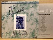 THE UNFORGETTABLE NAT KING COLE LD TOLW-3037_画像1
