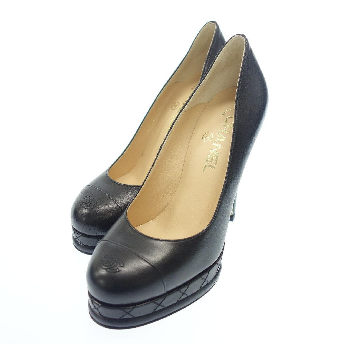 ヤフオク! -シャネル パンプス 37の中古品・新品・未使用品一覧