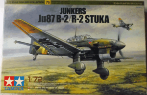 タミヤ/1/72/ドイツ空軍ユンカースJu-87B-2/R-2スツーカ急降下爆撃機/未組立品