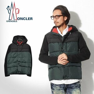 本物新品モンクレール MONCLER GRENOBLE　グルノーブル　異素材 ダウンジャケット L