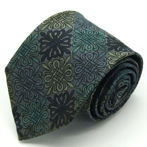  filler total pattern Italy cloth made in Japan brand necktie men's blue superior article FILA