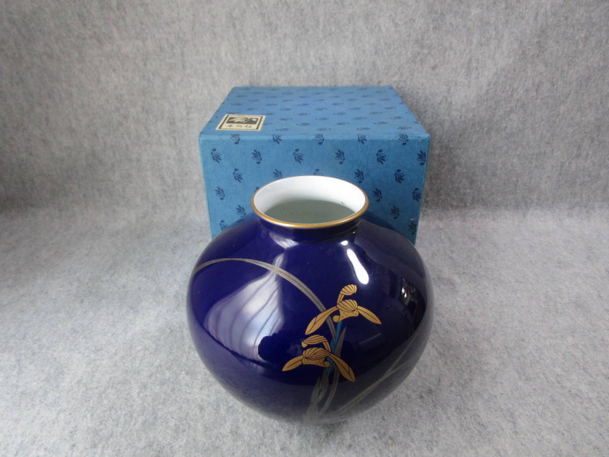 本物の 【随心堂】香蘭社 色絵花瓶 有田焼 工芸品 日本の磁器 花瓶 