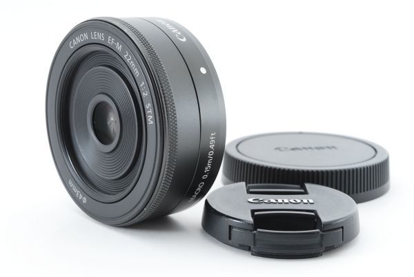 Canon 単焦点広角レンズ EF-M22mm F2 STM シルバー ミラーレス一眼対応