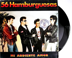 廃盤 EP レコード ★ 90's 超人気 ネオロカ ★ 1990年 オリジナル盤 ★ 56 HAMBURGUESAS ★ スペイン ネオロカビリー