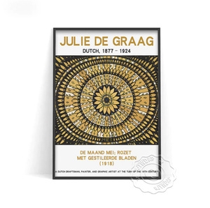 G2430 ジュリー・ド・グラーグ Julie de Graag ユリー・デ・フラーハ キャンバスアートポスター 50×70cm イラスト 海外製 枠なし A