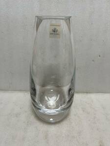  beautiful goods ZWIESELtsu vi -zeru flower base size ( approximately ) width 11.5× height 26.5cm approximately 2kg HAND MADE 1872 crystal glass vase Germany made 