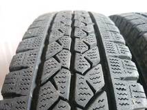 札幌 引き取り可 155/80R14 88/86N LT 2本 BS BLIZZAK VL1 格安溝あり 冬タイヤ中古 K-970-2F_画像3