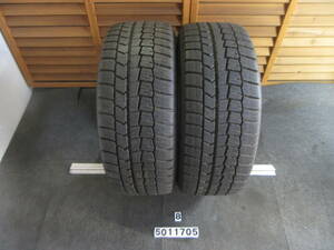 G859-4 ②★冬★バリ山★225/55R16 95Q DUNLOP WINTER MAXX WM02 スタッドレス2本セット