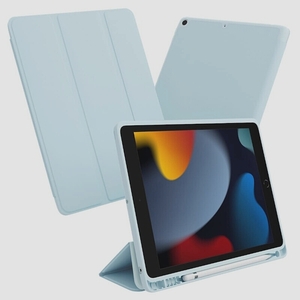 送料無料★MS factory iPad 10.2用ケース 第9/第8/第7世代 IPD-7-S-HDR-LSK(アリスブルー)