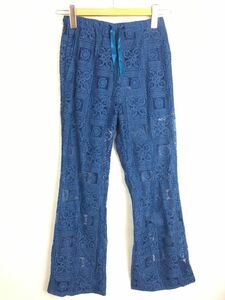 [Needles] Needles * flare pants race STRING BOOT-CUT PANT-C/PE LACE CLOTH SQUARE size XS KP183 01