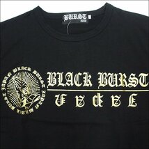 Tシャツ 半袖 メンズ 半袖Tシャツ 半袖Tシャツ オラオラ 悪羅悪羅 カジュアル きれいめ ロック 70532 ブラック×ゴールド M_画像4