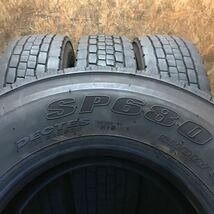 DUNLOP　DECTES　SP680　245/80R17.5　133/131J　極上バリ山4本価格　L-186　福岡　★引き取り大歓迎★即決サービス品★10㎜UP★_画像9