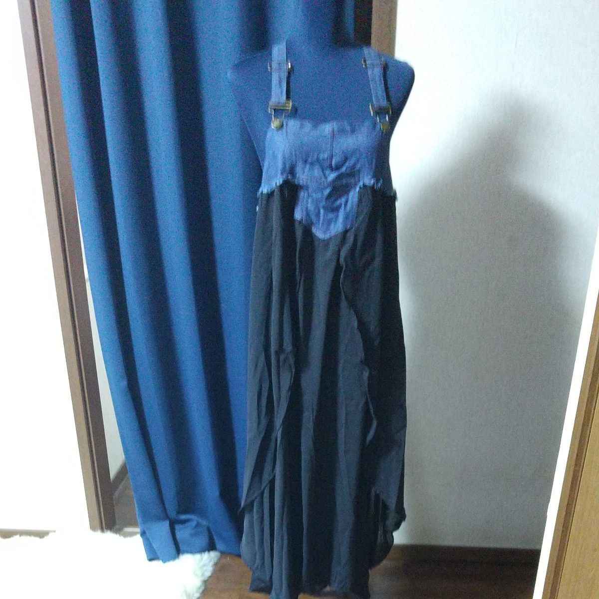 新品未使用タグ付き ANAYI スタッズ付きワンピース デニムワンピース