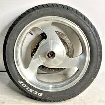 【VN250A】カワサキ エリミネーター250V フロント タイヤ付きホイール/KAWASAKI ELIMINATOR250V Wheels with front tires I2301-36_画像4