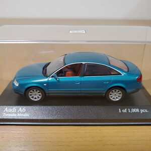 1/43 ミニチャンプス MINICHAMPS ミニカー/Audi A6 Saloon 1997 Turmalin Metallic/アウディ A6 サルーン グリーンメタリック