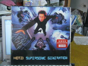 HOTEI 布袋寅泰 / SUPERSONIC GENERATION 帯代わりステッカー付限定LP BOOWY ボウイ TOMOYASU HOTEI