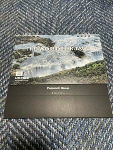 2023 year desk calendar yunesko World Heritage Panasonic group UNESCO unused new goods free shipping 