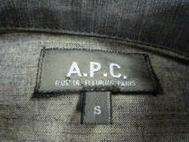 〇　APC アーペーセー　ブルゾン　サイズＳ　〇_画像4