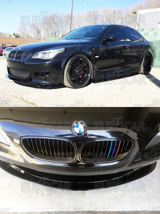 限定色 艶あり黒 塗装 フロントリップスポイラー BMW 5シリーズ E60 M5 K2スタイル FL-50621