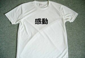 感動　ドライＴシャツ　漢字　パワー　グッズ　KANJI T-shirts　言霊