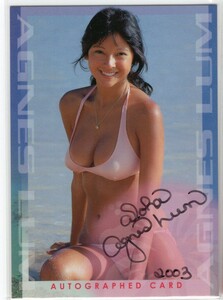  UGG nes Ram Agnes Lum <2003 Epo k company > autograph autograph card Au1 error card 