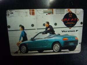  Honda Beat VersionF telephone card including carriage 