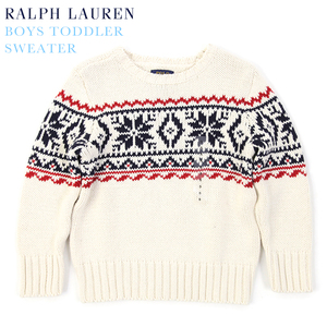  new goods outlet 10613 6 size Polo Ralph Lauren polo ralph lauren boys snow pattern sweater 