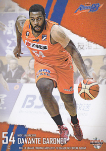 2018 BBM Bリーグ　1st　ダバンテ・ガードナー　【032】　レギュラーカード　 ※同梱可