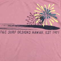 【送料無料】【新品】T&C Surf Designs レディース半袖Tシャツ　　M　　サーモンピンク★TCA12220_画像3