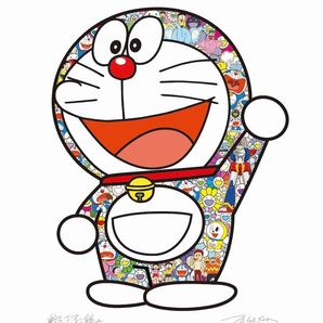 送料無料 新品 ドラえもん えいえいおー！(ポスター作品) Doraemon Takashi Murakami 村上隆 フラワー お花 zingaro Kaikai Kiki