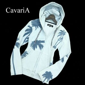 CavariA キャバリア 通年 パームツリー★ 総柄 ジップアップ フーディー パーカー Sz.46　メンズ　A3T00425_1#O