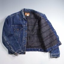 70s Levi's 70505-0317 リーバイス 裏ブランケット デニムジャケット 3RD ヴィンテージ ビンテージ_画像4