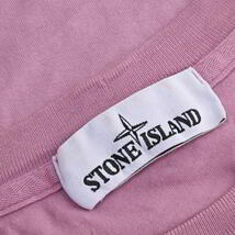 STONE ISLAND ワンペン クルーネック Tシャツ L パープル ストーンアイランド KL4CHQBL80_画像7