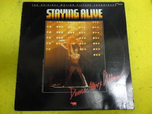 VA - Staying Alive Dance Mix Album レアLP 名曲多数収録 Bee Gees - Saturday Night Mix Staying Alive / You Should Be Dancing 等収録